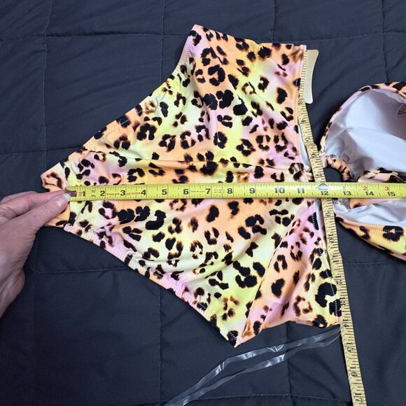 Bar III Summer Heat Animal-Print O-Ring Monokini Swimsuit - Size: Large - NWT - Picture 14 of 16